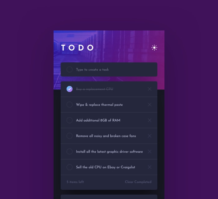 Todo design